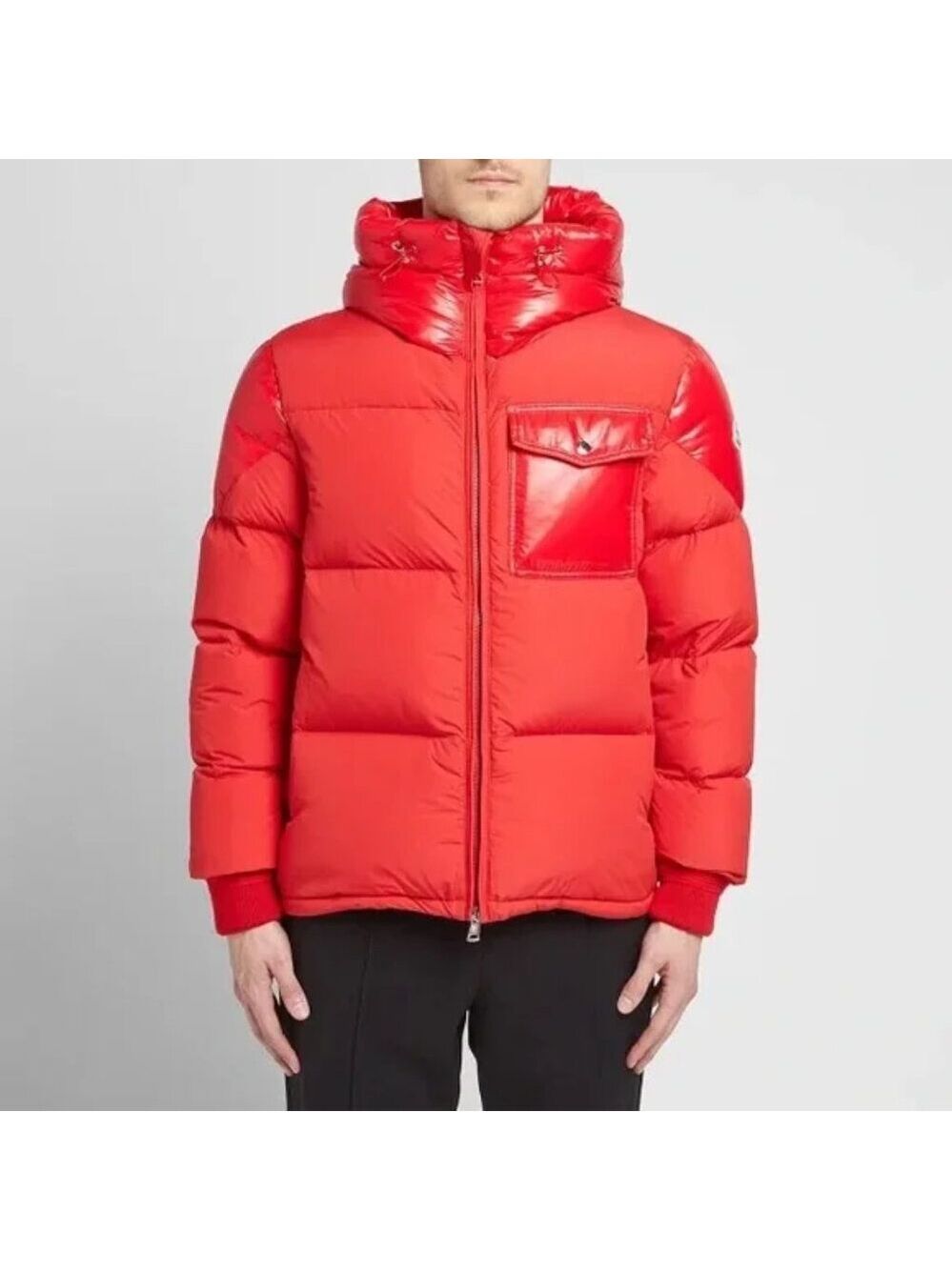 Moncler Red Down Eloy Jacket